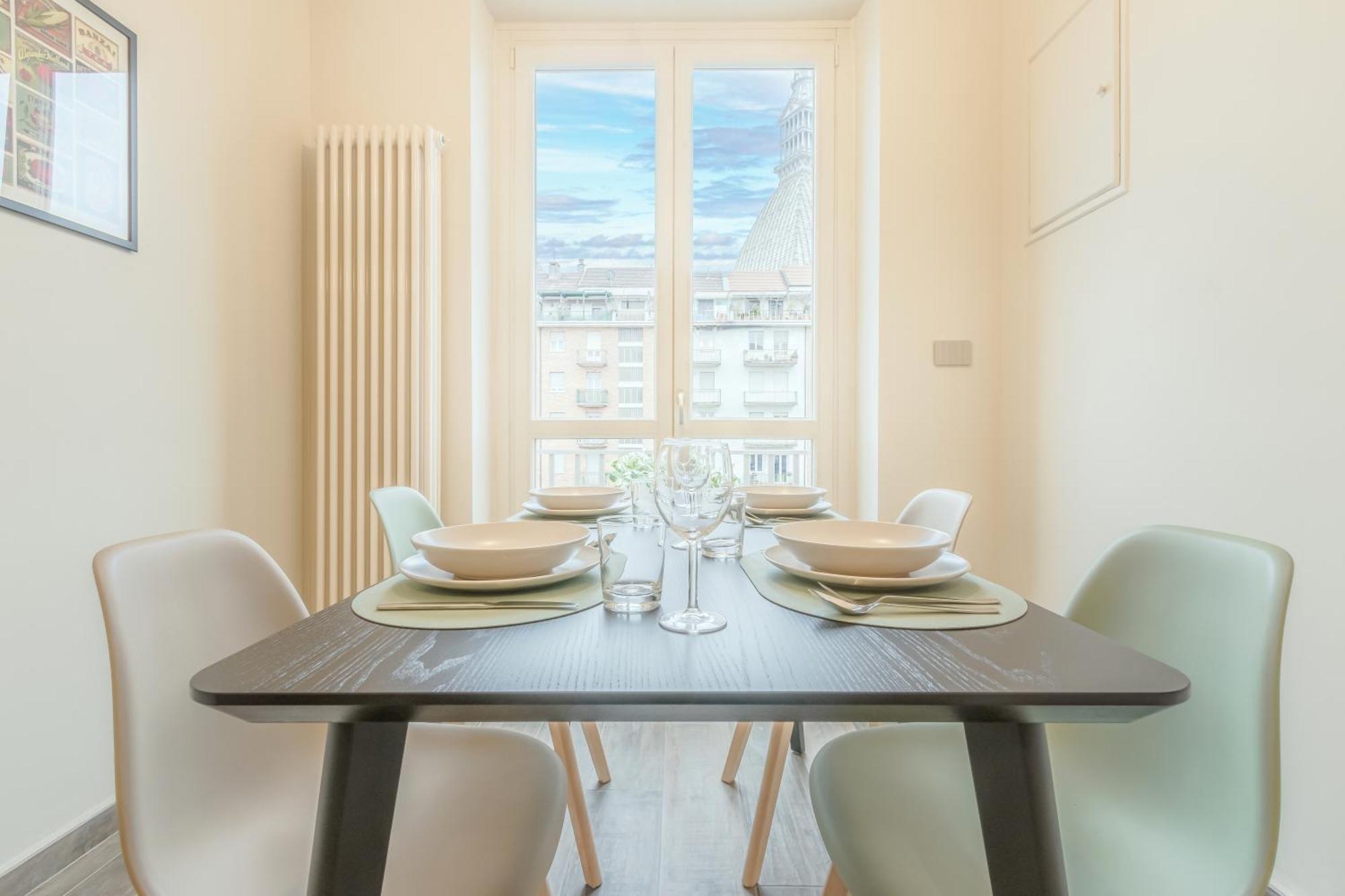 Appartamenti Vista Mole, Centro A 15 Min - Luxury Suites & Fast Wifi Turyn Zewnętrze zdjęcie